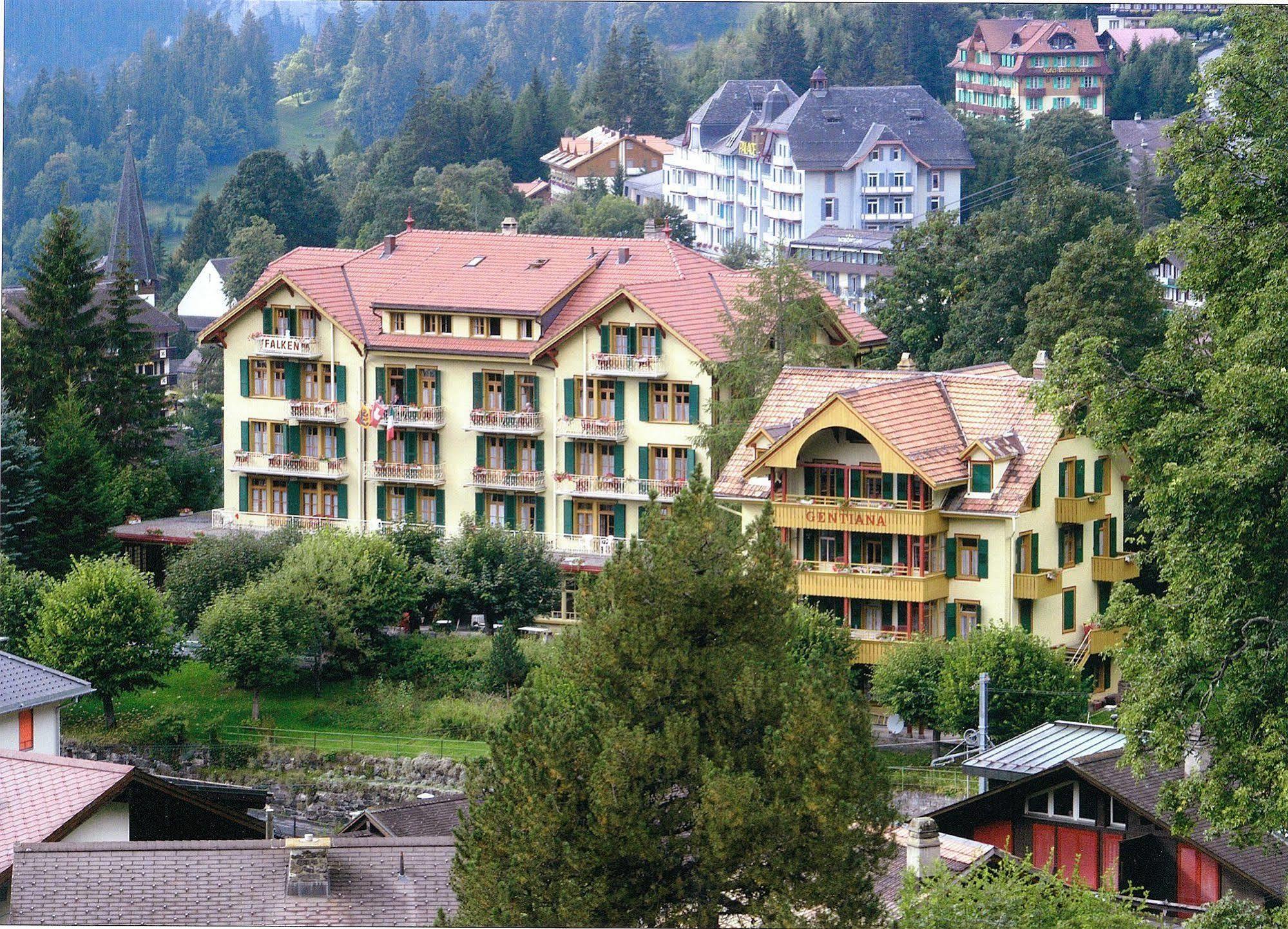 Historic Hotel Falken Wengen Exterior foto